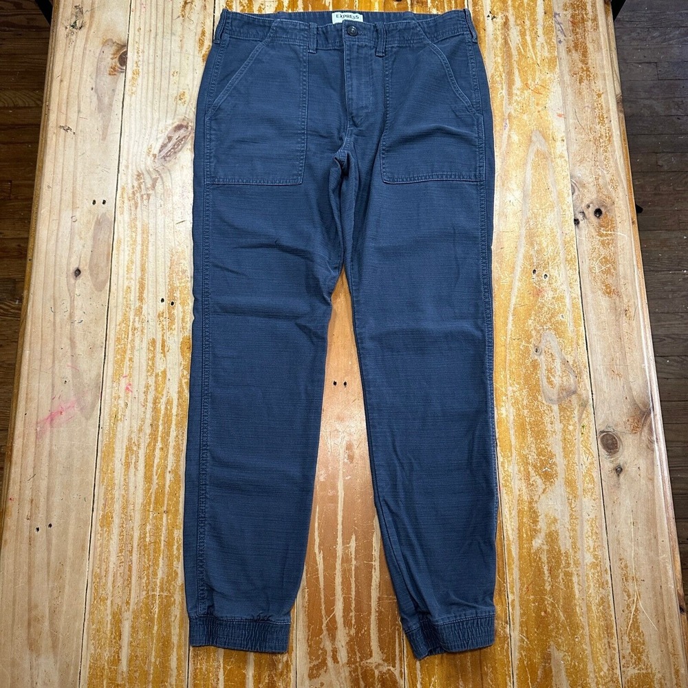 Express Men's Navy Blue Jogger